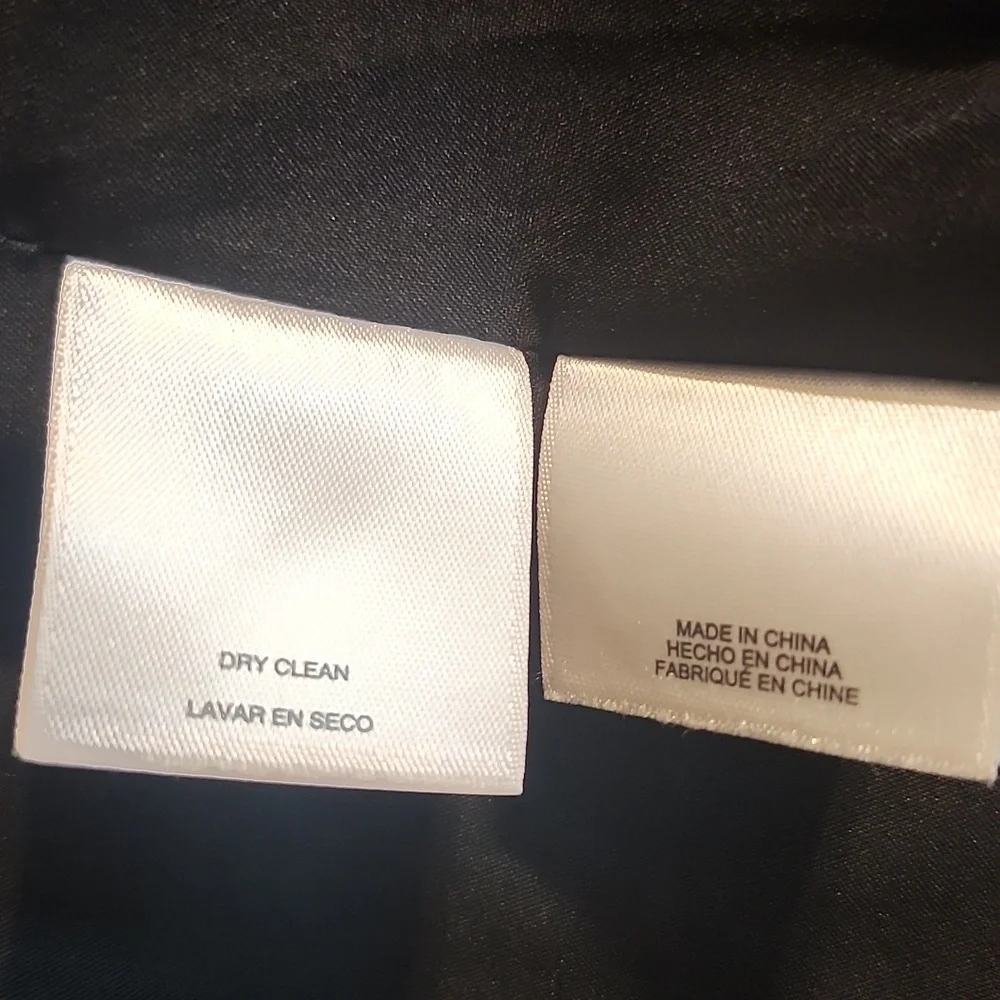 Anne Klein Black Sport Coat with Notched Lapels